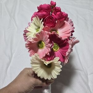 Pink and Cream Floral Bouquet